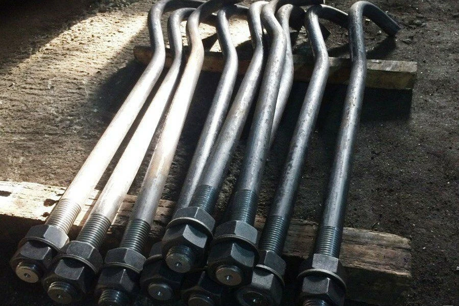 Фундаментный болт 90 мм 2800 мм 2,2 Ст3 ГОСТ 24379.1-2012