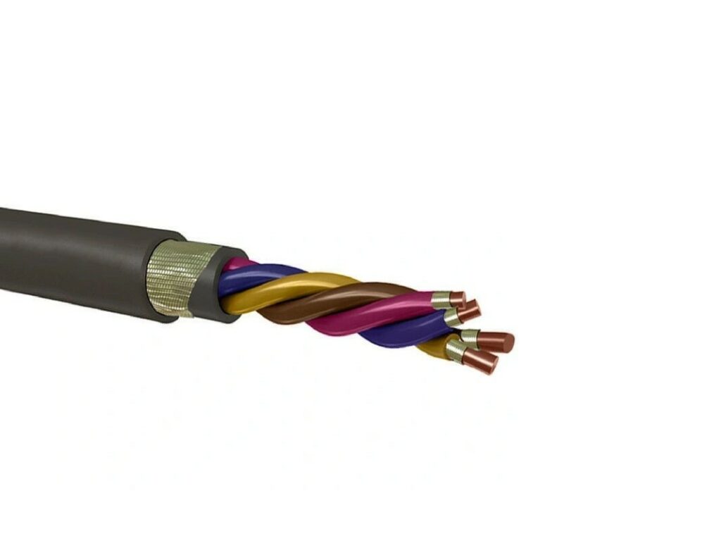 Кабель и провод геофизический 3 0,08 мм2 медь ПНТЭО