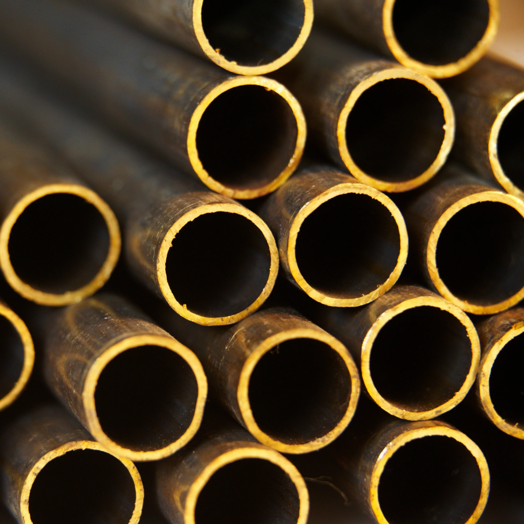 Латунная круглая труба 10 мм 1 мм Л68 ГОСТ 494-2014