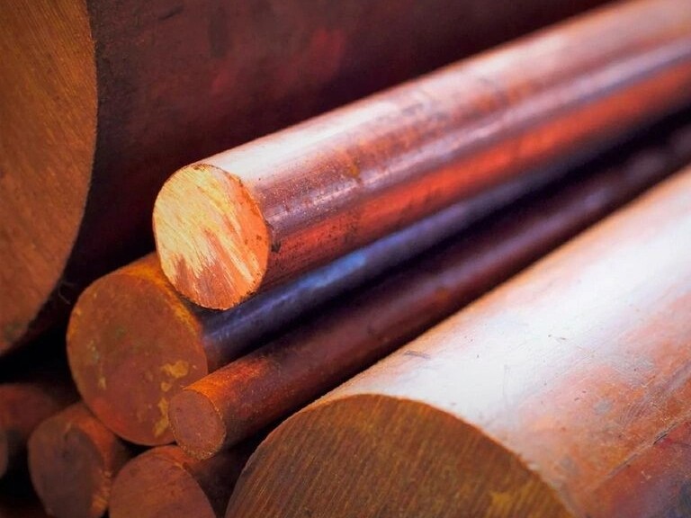 Медный пруток прессованный 120 мм М0к ГОСТ 1535-2016