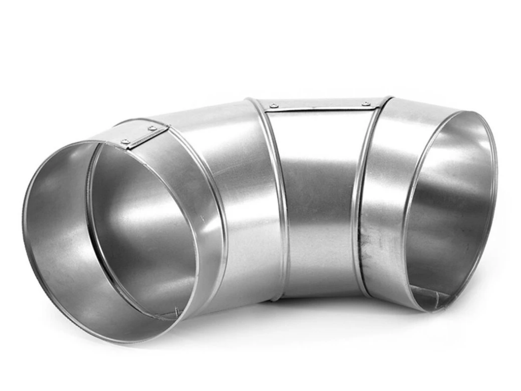 Отвод кожуха из нержавеющей стали 405 мм