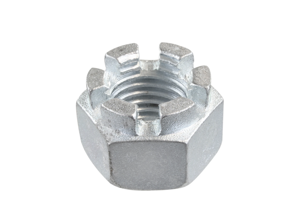 Шестигранные гайки прорезные 8 мм 1.25 мм 9.8 мм 2.5 мм ГОСТ 5918-73