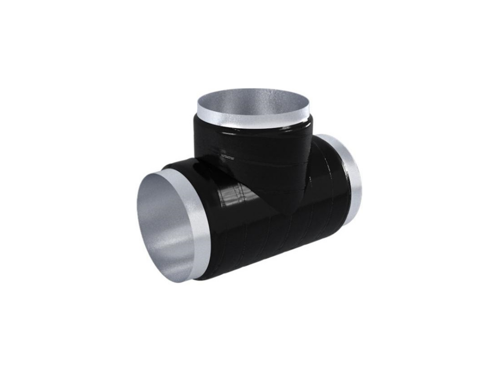 Тройник в ВУС изоляции 426 мм 426 мм 9 мм 1,8 мм ГОСТ 9.602-2016