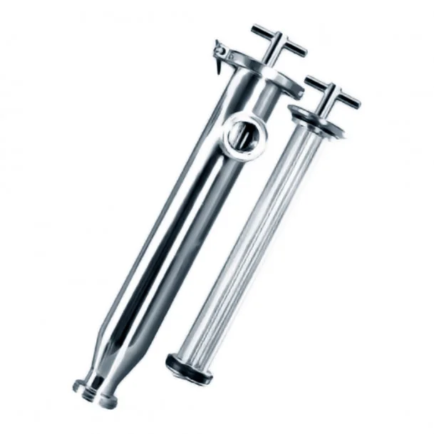 Угловой трубчатый фильтр 50 мм сварка/сварка AISI 316L DIN GG