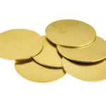 Золотой диск 100 мм 0.1 мм Зл99.9 ГОСТ 6835-2002